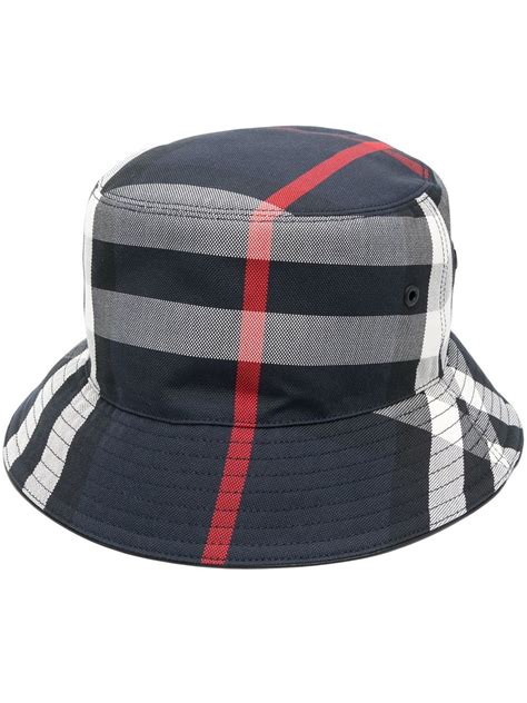 burberry gabriel vintage check bucket hat|check technical bucket hat.